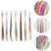 minkissy 7 Sets Colored Hair Rope Girls Hair Accessories Kids Wigs Hair Ties for Braids Hair Tinsel Braid String Fairy Hair Tinsel Kit Hip Hop Hair Tie Braiding Ropes Braided Ribbons Child - Buy Online on GoSupps.com