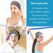 Whaline Spa Facial Headband Make Up Wrap Head Terry Cloth Headband Adjustable Towel for Face Washing Shower Facial Mask 2 Pieces (Gray Black) - Buy Online on GoSupps.com