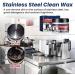 Stainless Steel Clean Wax Magical Nano-Technology Stainless Steel Cleaning Paste Stainless Steel Cleaning Wax 3-In-1 Stainless Ju Fish Stainless Steel Clean Wax For Pots And Pans (3) - Buy Online on GoSupps.com