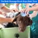 Rubber Dog Bath Brush - Silicone Grooming Curry Brush for Dogs & Cats - Buy Online on GoSupps.com