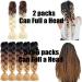 Fanfyfyu Ombre Braiding Hair - 3 Pack Kanekalon Jumbo Braid Extensions 24 for Box Braids (MB99) - International Shipping Available - Buy Online on GoSupps.com