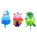 Kisangel 3 Pieces Animal Bath Loofahs Kids Body Loofahs Cartoon Shower Loofahs Cute Bath Pouf Body Scrubbers Mesh Loofah for Children Shower Baby Washing Exfoliating