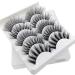Greattangle 3D Mixed Chemical Fiber False Eyelashes - 5 Pairs Natural Soft Thick Makeup Extension Tools (GL900) - International Shipping Available - Buy Online on GoSupps.com
