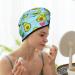 Hair Towel Wrap - Quick Drying Cartoon Avocado Hair Turban with Button | Ultimate Hair Care Solution - Buy Online on GoSupps.com