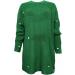 Shop Creoqiji Women's Sweaters & Knitted Jackets - Autumn/Winter Collection Lace Green Medium Length Loose Fit Circular Neckline - Buy Online on GoSupps.com