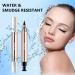 O'CHEAL 2 in 1 Professional Black Liquid Eye Liner Pencil for Women - Wing Cat Eyes Stamp Eyeliner for Precise or Smudged Look - Buy Online on GoSupps.com