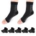 Cimvidi compression socks 5 pairs of elastic socks Half socks Open toe socks Functional compression socks for swelling plantar fasciitis neuropathic pain