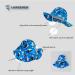 LANGZHEN Beach Sun Protection Hat for Baby Girls - Adjustable Wide Brim Toddler Kids Hat with Chin Strap - Black Shark-Blue - 2-4 Years - Buy Online on GoSupps.com