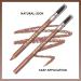 NOTE COSM TIQUE - Crayon et Brosse Sourcils 2 en 1 Natural Look Eyebrow | Brosse Sourcils Spoolie pour un Fini Mat Naturel | Crayon Sourcils en Bois Double Face Waterproof Beige - Buy Online on GoSupps.com