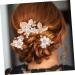 HONMEET 1 Set Leaves and Flowers Hair Comb Decorative Hair Clips Headgear Decorative Hair Combs Tiara Suits for Women Hair Accessories Wedding Hair Pins Hair Holder Zinc Alloy - Buy Online on GoSupps.com