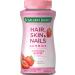 Nature's Bounty Optimal Solutions Hair Skin & Nails Strawberry Flavored 2500 mcg 140 Gummies