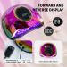 UV Light for Nails - MIRAGE LAYON UV Nail Lamp with 63 Beads 4 Timer Settings Auto Sensor - Professional Gel Nail Light Gift for Women & Girls - Purple - Buy Online on GoSupps.com