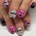 Halloween Press on Nails Short Square Fake Nails Mummy Grimace Designs Halloween Nails Press ons Short Glue on Nails Spider Web Bat Glitter False Nails Black Purple Stick on Nails for Women 24pcs Halloween nails designs-01