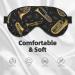 Unisex Musical Instruments Print Eye Mask - Soft Adjustable Sleeping Face Mask for Optimal Comfort - Buy Online on GoSupps.com