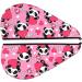 Shop Panda Heart Valentine Pink Microfiber Hair Towel - Soft Super Absorbent Quick Dry Wrap for Women with Long Curly Thick Hair - Buy Online on GoSupps.com