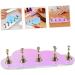 FOMIYES 1 Set Nail Tools Fake Nails Display Holder Nail Stand for Press on Nails Press on Nails Display Holder Press on Nails Stand with Base Nail Display Stand Acrylic Aurora Symphony - Buy Online on GoSupps.com