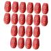 HOMSFOU 20Pcs Simulation jujube model pretend play fruit fruities Simulation Red Jujube Decors Fake Red Jujube artificial fruit Model fruit toys Photography Fruit Ornaments pvc nut food