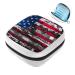 GIAPB Sanitary Napkin Storage Bag Period Bag Tampon Bag Makeup Bag Pad Pouch Vintage American Flag Picture Color3572