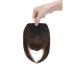 Fashion Clip In Bangs Hair Extensions Front Full Neat Bangs Fringe 2 Clips One Piece Thick Straight Hairpiece Accessories Hairpiece For Women Medium Brown