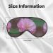 Almond Blossom Print Double-Sided Eye Mask | Soft & Light-Blocking for Enhanced Sleep Quality International Shipping Available - Buy Online on GoSupps.com
