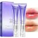 2025 New Plumping & Anti-Wrinkle Hydrating Lip Serum Color-changing Lip Plumper Serums Lips Care Serum Lip Oil Plumper for Dry Lips Plumping Hydrating Increase Lips Elasticity (Mix)