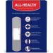 All Health Antibacterial Sheer Adhesive Bandages 3/4 in x 3 in 160 ct - Extra Large Comfortable Protection for First Aid and Wound Care | Helps Prevent Infection - 160 Count - Buy Online on GoSupps.com