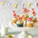36 Pieces Fox Cupcake Toppers - Wild Animal Birthday Decorations & Muffin Decor for Baby Showers - Buy Online on GoSupps.com
