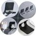 Buy Cabilock 6-Piece Self-Adhesive Razor Wall Hooks - Punch-Free Clothes Rack Hangars for Cabinets | International Shipping Available - Buy Online on GoSupps.com