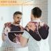 Flower Circle Vintage Beard Bib - Non-Stick Hair Catcher for Men | Ideal Gift for Dad & Husband - Buy Online on GoSupps.com