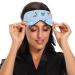 Haskirky Light Blocking Eye Mask for Deep Sleep | Adjustable for Men and Women | Perfect for Travel, Yoga, and Meditation - Buy Online on GoSupps.com