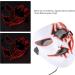 Masquerade Glowing Mask with EL Cold Light Luminous Mask Remote Control Scary White Mask for Cosplay Party Festival Halloween Costume (Red) - Buy Online on GoSupps.com