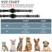 Reflective Airtag Cat Neck Band - Adjustable GPS Collar for Cats & Puppies | Jiarui Black 9-13 Inch (23-33cm) - Buy Online on GoSupps.com