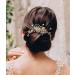 SWEETV Gold Wedding Hair Comb for Women - Pearl Bridal Hair Accessories - Buy Online on GoSupps.com