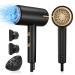 2000W Ionic Hair Dryer  Professional Negative Ion Hair Blow Dryer with Diffuser &2 Nozzles for Curly Hair  Powerful AC Motor  3 Heating/2 Speed/Cold Settings for Women Men Kids Salon