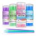 400 pieces micro Applicators brush eyelash extensions for makeup dental and oral care head bendable ultra-fine disposable microbrush (microbrush)