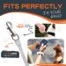 Moestar 360 Tangle-Free Dog Leash with Waste Bag Holder - 3m/10ft for Medium & Small Dogs (Orange) - International Shipping Available - Buy Online on GoSupps.com