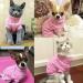 Wiz BBQT Pink Knitted Braid Turtleneck Sweater for Dogs & Cats - Medium Size - Buy Online on GoSupps.com