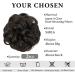 SARLA 2PCS Messy Hair Bun Scrunchies Synthetic Hair Extensions for Women Girls (Black Brown) - Updo Bun Hairpieces - Buy Online on GoSupps.com