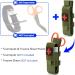 Yoncono Tactical Molle Tourniquet Holder | Portable Military First Aid Bag & Trauma Scissor Pocket - Army Green - Buy Online on GoSupps.com