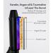 Travel Curling Iron - 1 Inch Mini Hair Curler with Adjustable Temp Ceramic & Keratin Infused Dual Voltage & Storage Bag - Buy Online on GoSupps.com