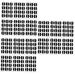 Healeved 72 Pairs Nose Pads Glasses Nose Strips Black x 3pcs 1.9X0.8cmx3pcs