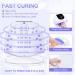 NXJ INFILILA 268W UV Nail Light Faster UV Light for Gel Nails UV Nail Lamp with 66 Beads Professional Flash Cure Gel Nail Lamp Compatible with All Gel Types for Home and Salon - Buy Online on GoSupps.com