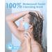 Jack&Rose Sonic Silicone Face Scrubber - Waterproof Electric Facial Cleansing Brush for Sensitive Skin - Inductive Charging Face Exfoliator (Sky Blue) - Buy Online on GoSupps.com