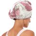 White Horse Pink Flower Hair Towel 2 Pack - Super Absorbent Quick Dry Hair Turbans for Women & Girls - Buy Online on GoSupps.com