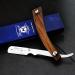 Professional Straight Edge Razor with Wooden Handle for Men | Perfect Shave - International Shipping - Buy Online on GoSupps.com