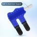 SAVITA Finger Splints - 2pcs Trigger Finger Brace for Pain Relief & Protection - Breathable Cloth for Broken Finger Straightening (Blue - Buy Online on GoSupps.com