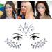6 Sets Mermaid Festival Face Jewels Stickers - Rhinestone Rave Eyes & Body Temporary Crystal Gems for Halloween, Carnival, Music Party - Buy Online on GoSupps.com