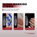 Dual Nail Forms Set - 120 pcs Coffin-Shaped Nail Polygel Extension Forms with Clips Brush Pickers & Files | Perfect for Nail Art Design - Salon & DIY - Buy Online on GoSupps.com
