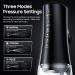 IPX7 Waterproof Ear Wax Flushing Kit - Effective Ear Cleaner with 3 Pressure Modes Rechargeable Safe Ear Wax Removal & 8 Tips - Black - Buy Online on GoSupps.com