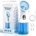 Ear Wax Removal Electric Ear Irrigator with Built-in Waste Tank & 4 Pressure Modes USB-C Rechargeable Water Flusher for Home Use IPX7 Waterproof 4 Tips (Blue)